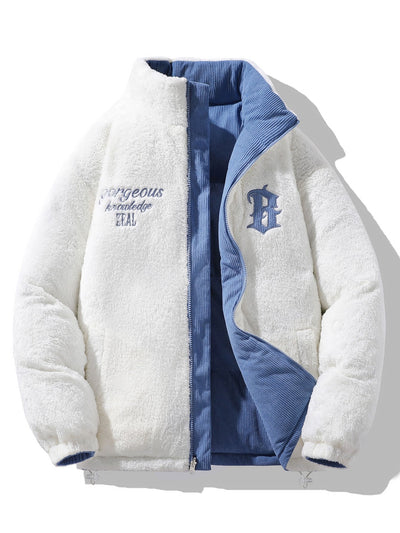 Guillermo | Reversible Teddy Fleece Corduroy Coat