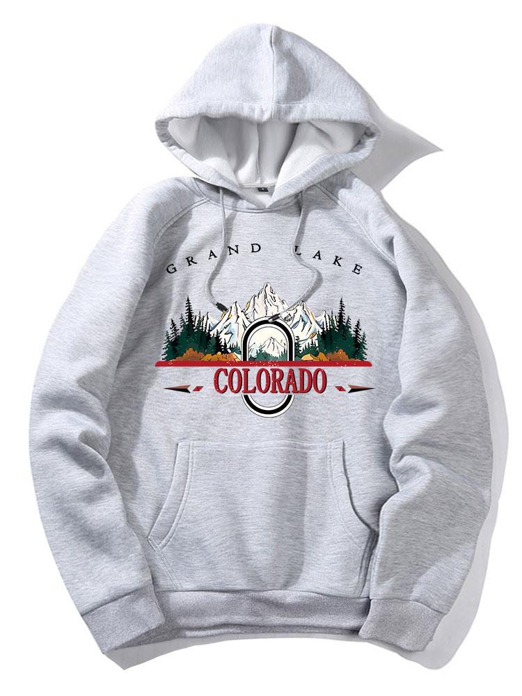 Alaric | Colorado Mountain Print Hoodie