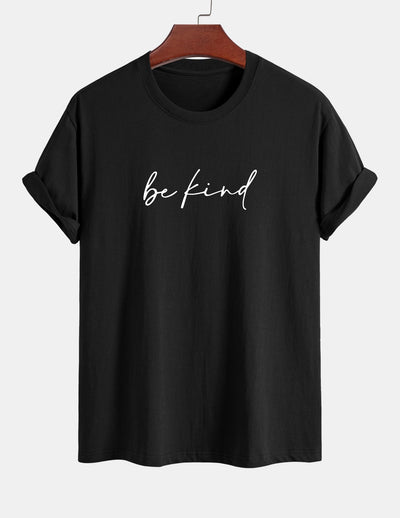 Tristán® | Be Kind Print Cotton T-Shirt