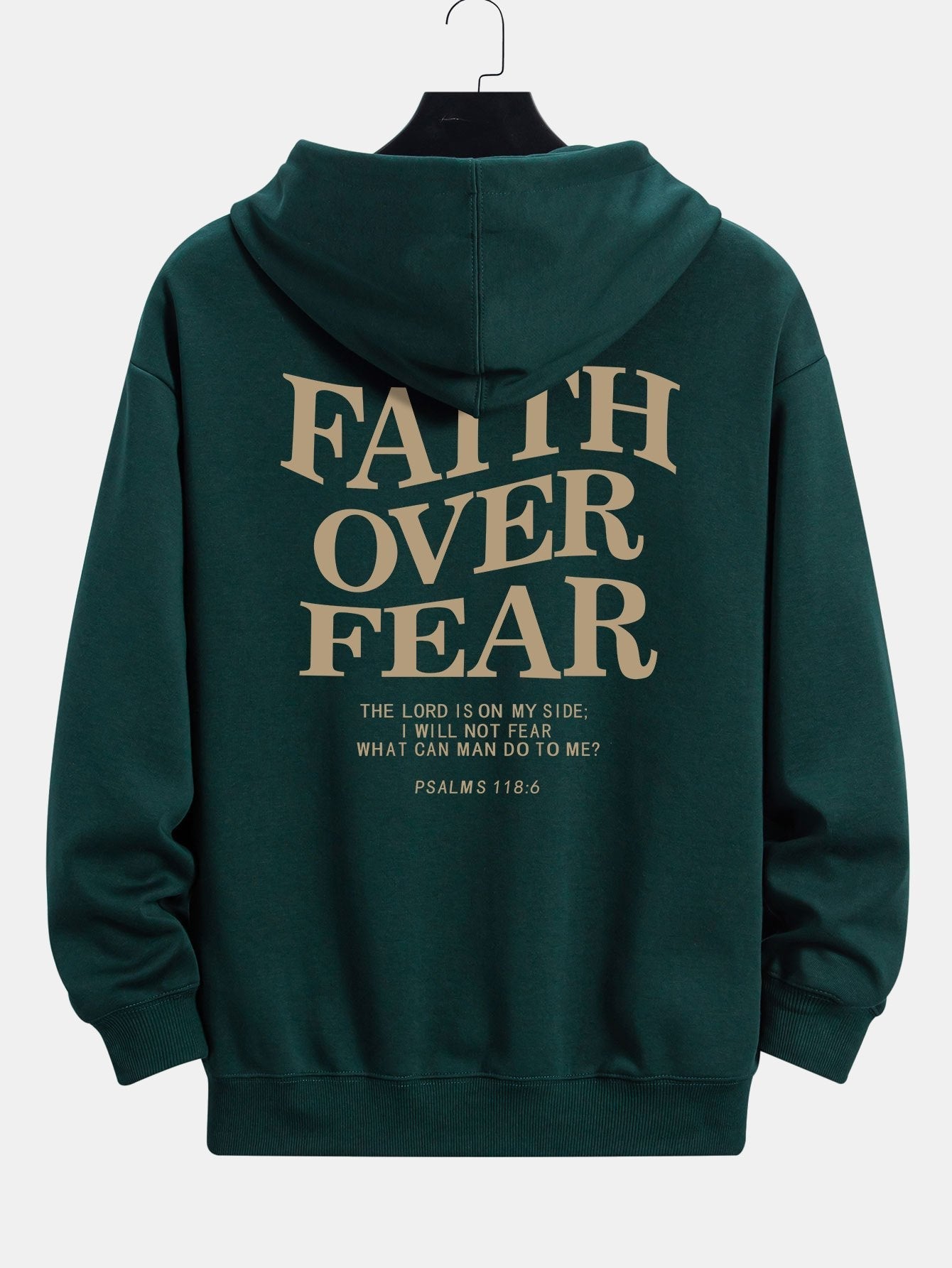 Maximus | Faith Over Fear Print Relax Fit Hoodie