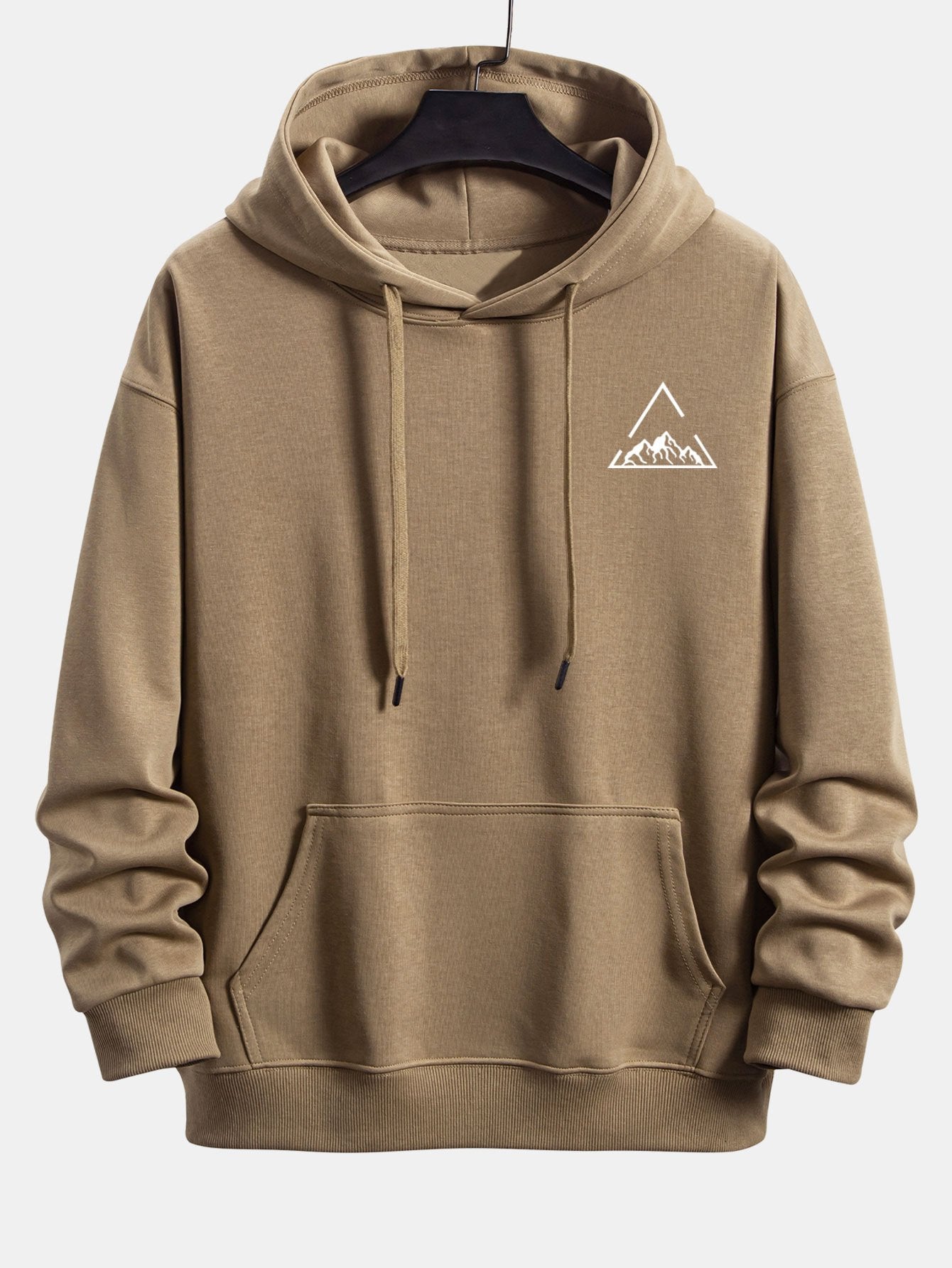 James | Triangle Mountain Print Relax Fit Hoodie