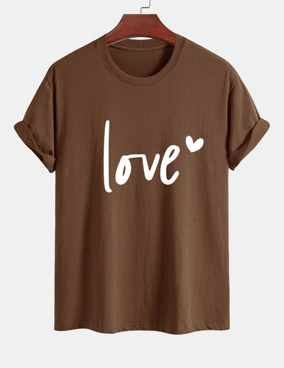 Tarsicio® | Love Print Cotton T-Shirt