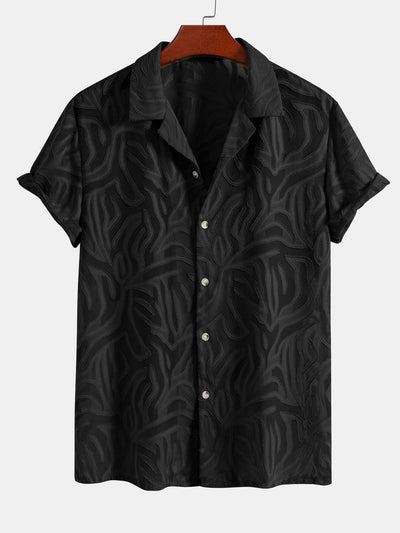 Amaury® | Jacquard Texture Cuban Shirt