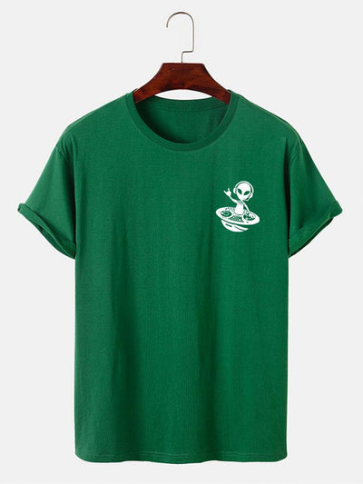 Aldegund® | Alien Print T-Shirt