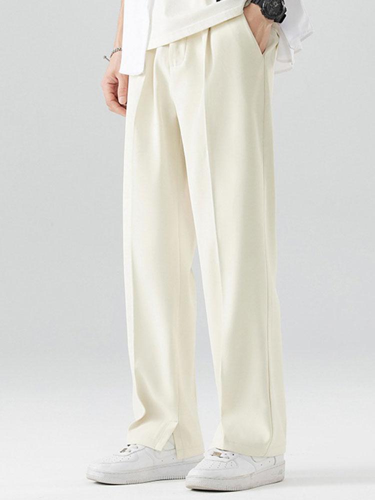 Baladeva® | Slit Hem Pleated Trousers