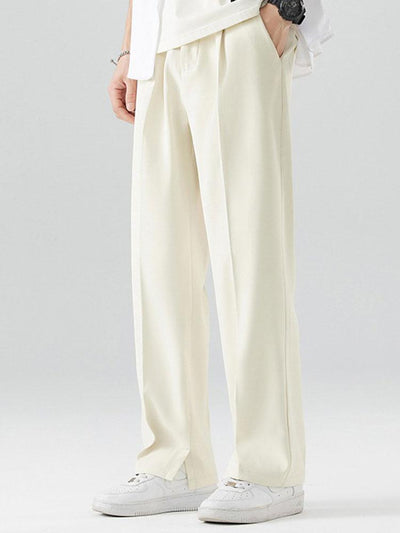 Baladeva® | Slit Hem Pleated Trousers
