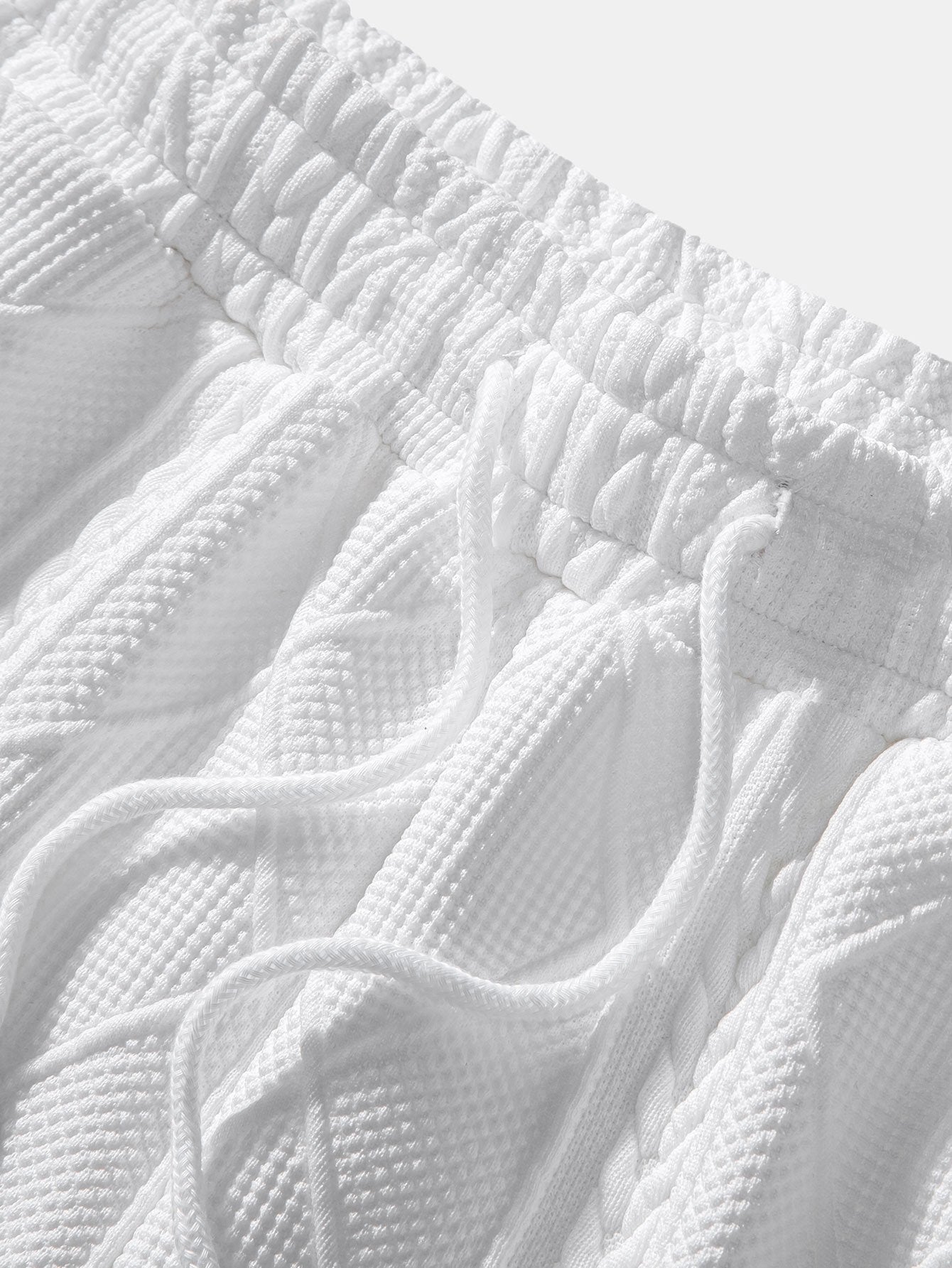 Azzedine® | Geometric Jacquard Jogger Pants