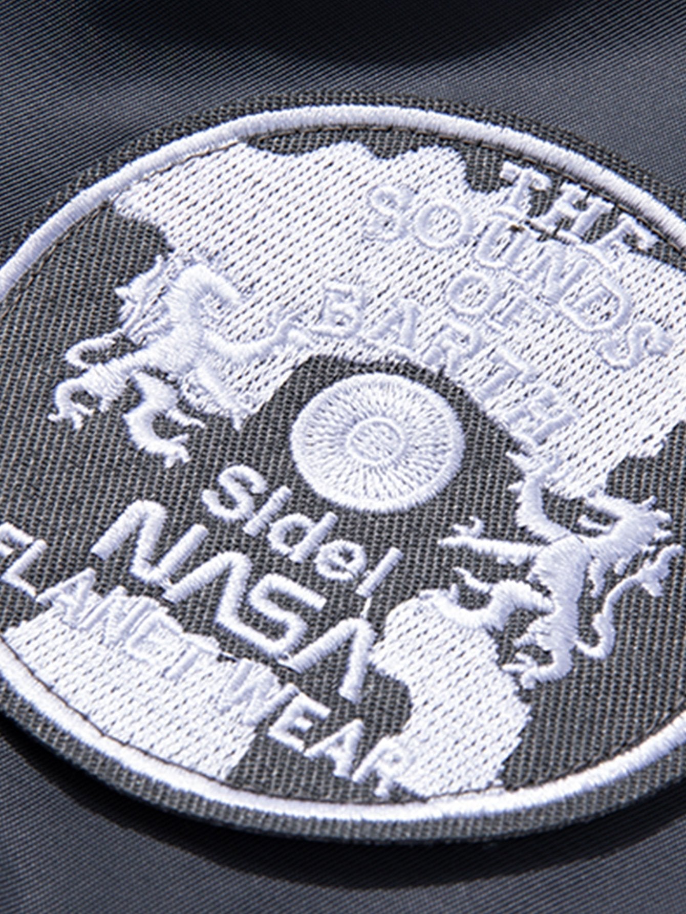 Hunter | Reversible NASA Embroidered Patch Bomber Jacket