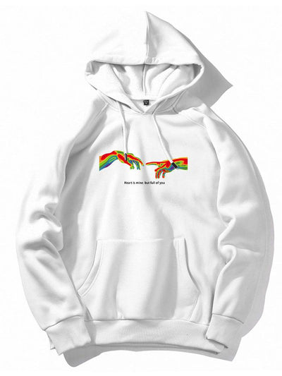 Augustus | Infrared Hand Print Hoodie
