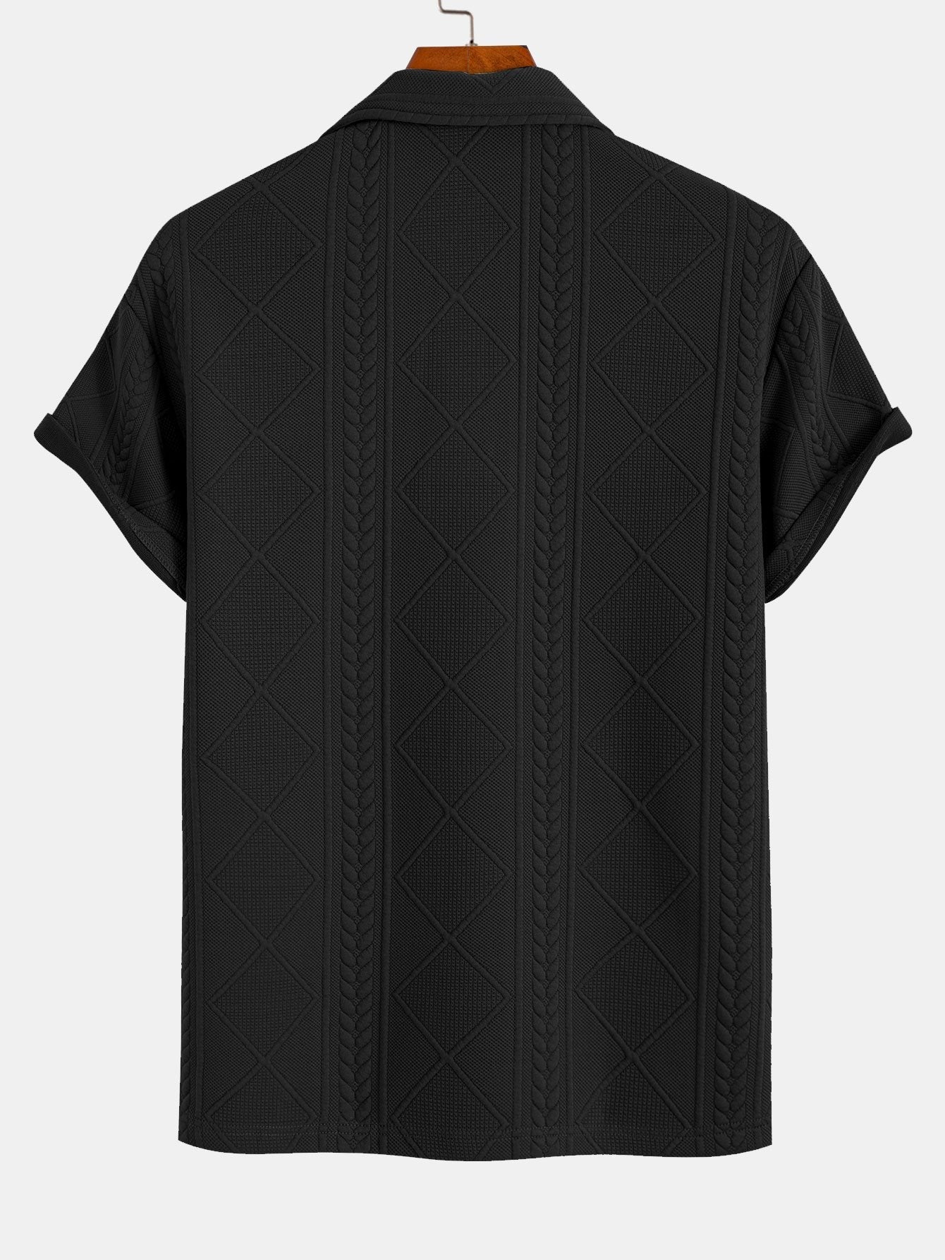 Xavier | Geometric Jacquard Polo