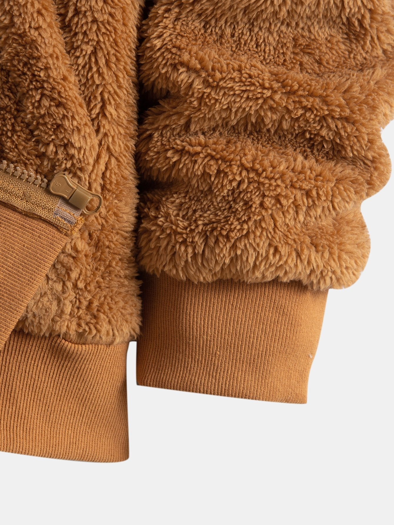 Peyton | Basic Teddy Zip Up Hoodie