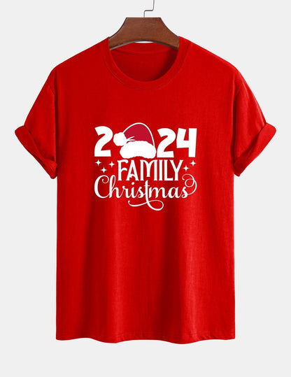 Adolfo® | Family Christmas 2024 Print Cotton T-Shirt