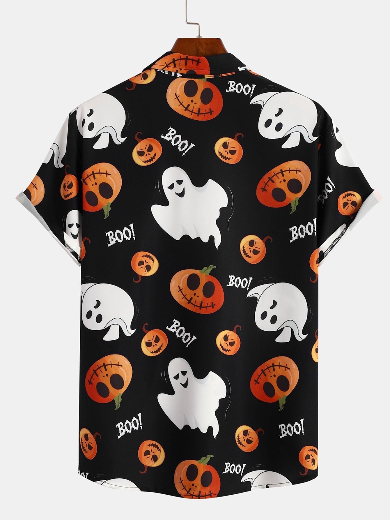 Arnold® | Scary Ghost Pumpkin Print Shirt