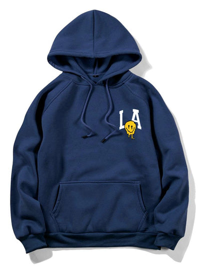 Quincy | LA Smiley Print Hoodie