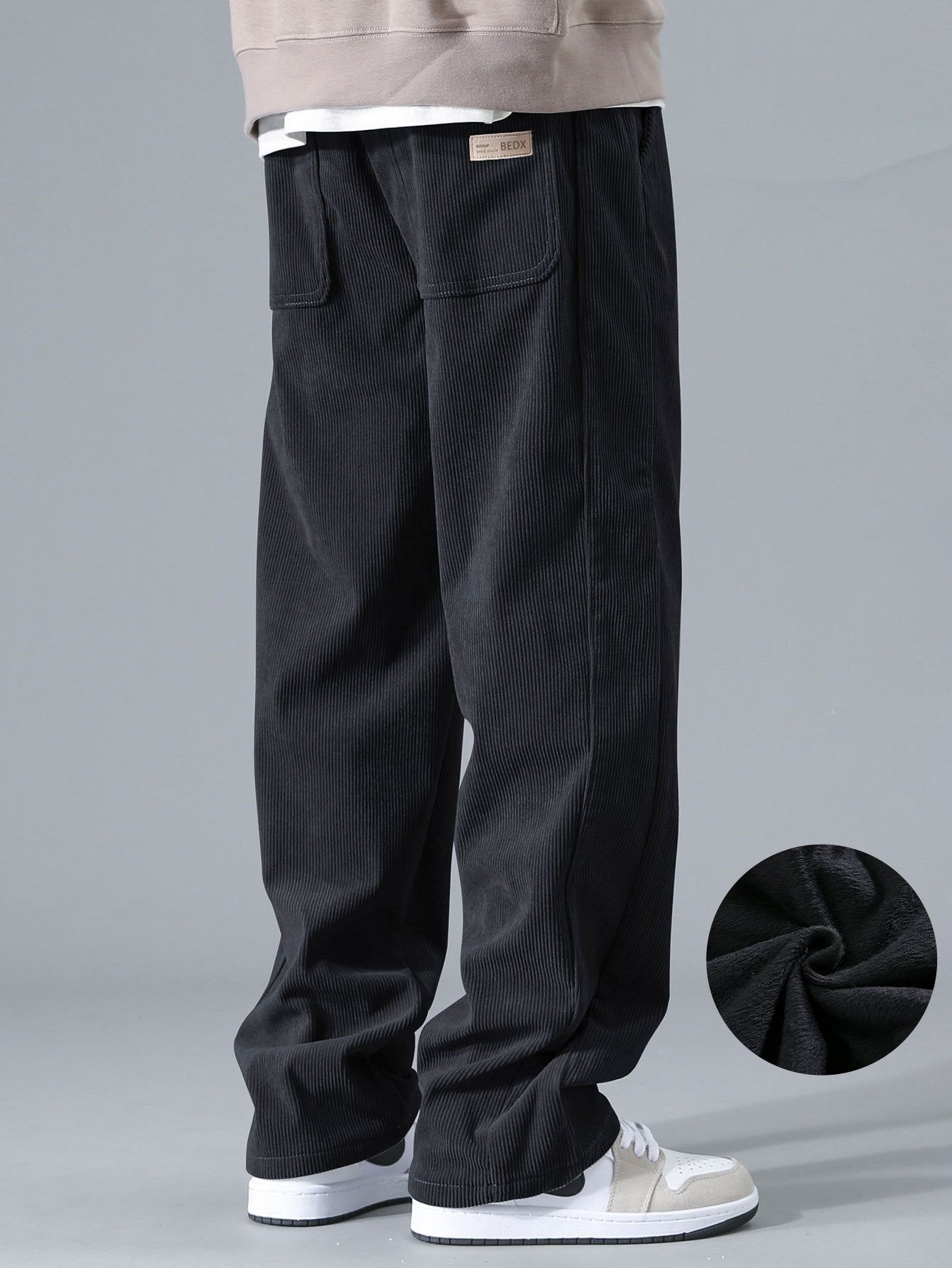 Galo® | Polar Fleece Lined Straight Leg Corduroy Pants