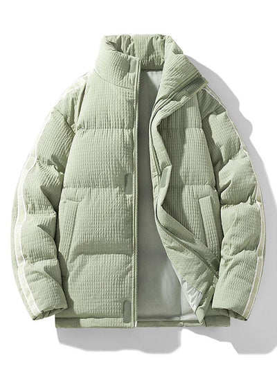 Silas | Waffle Zip Up Puffer Coat