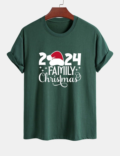 Adolfo® | Family Christmas 2024 Print Cotton T-Shirt