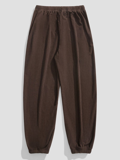 Emeterio® | Corduroy Drawstring Jogging Pants