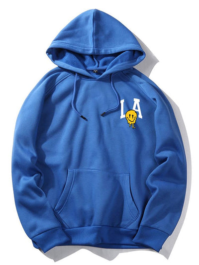 Quincy | LA Smiley Print Hoodie
