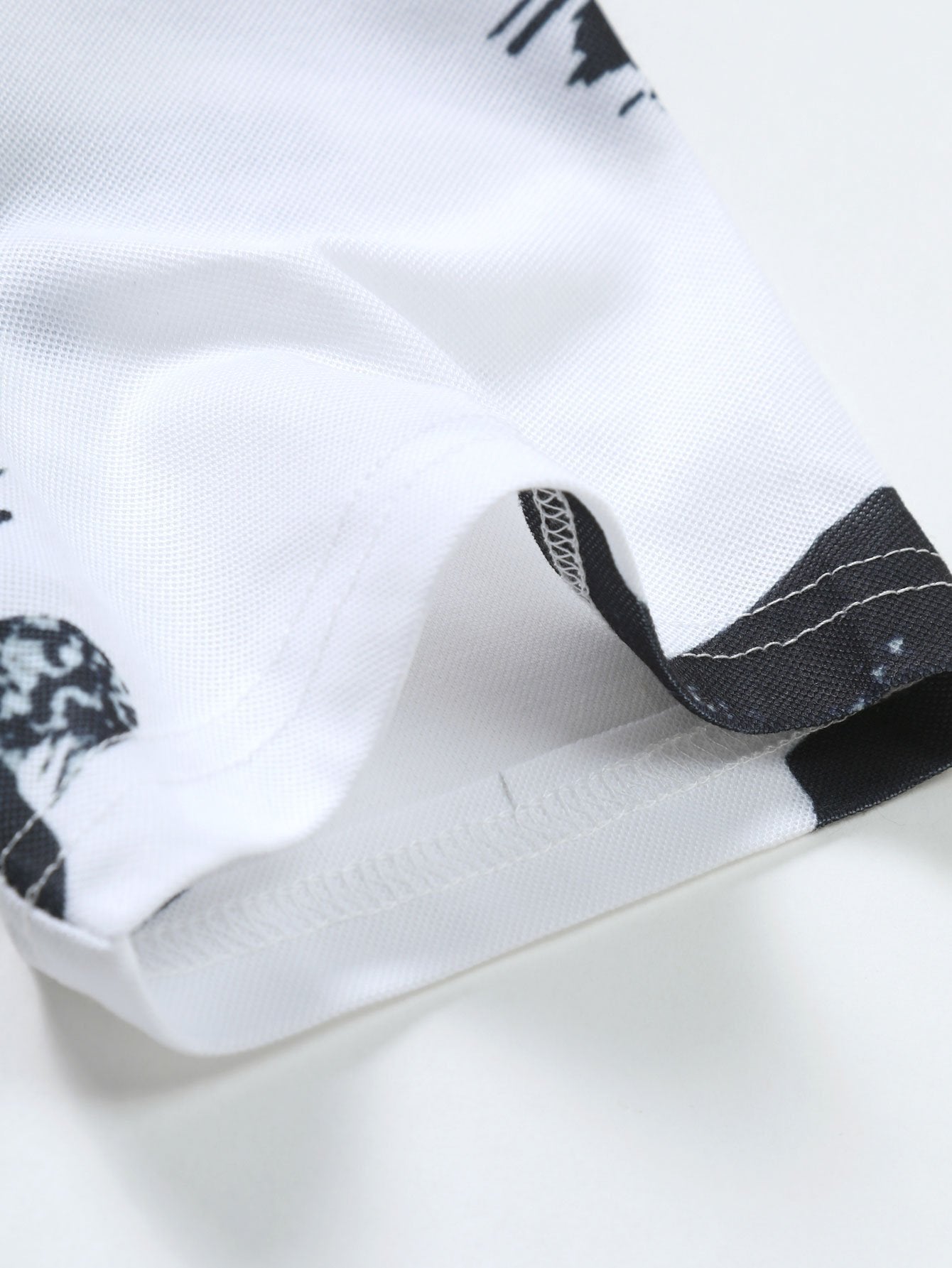 Kevin® | Brushstroke Print Polo Shirt