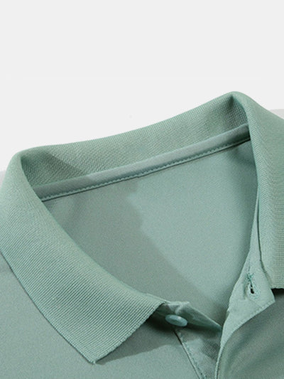 Finn | Solid Mesh Polo Shirt