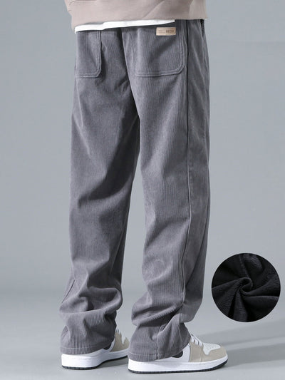 Galo® | Polar Fleece Lined Straight Leg Corduroy Pants