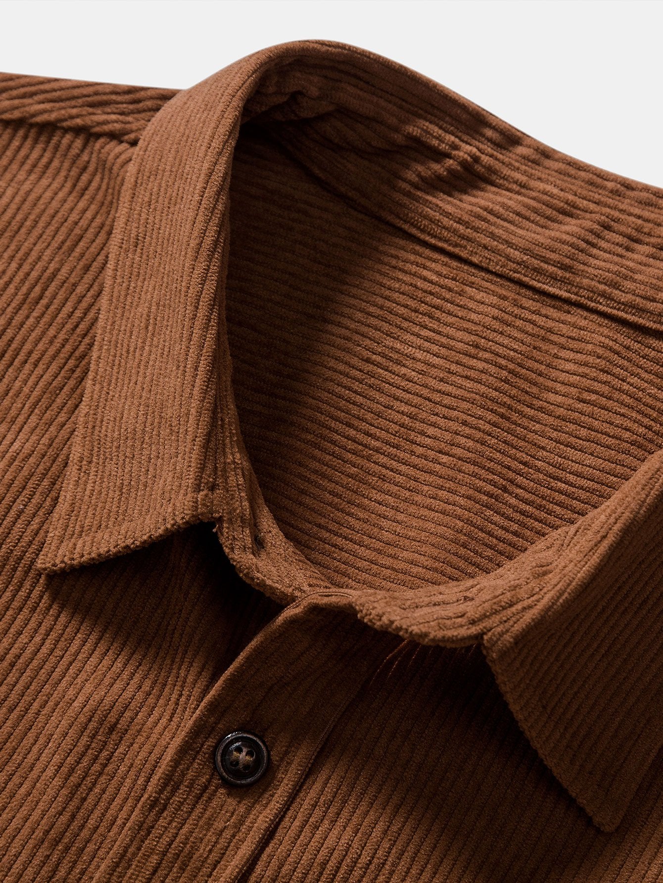 Angelo® | Short Sleeve Patch Pockets Corduroy Shirt