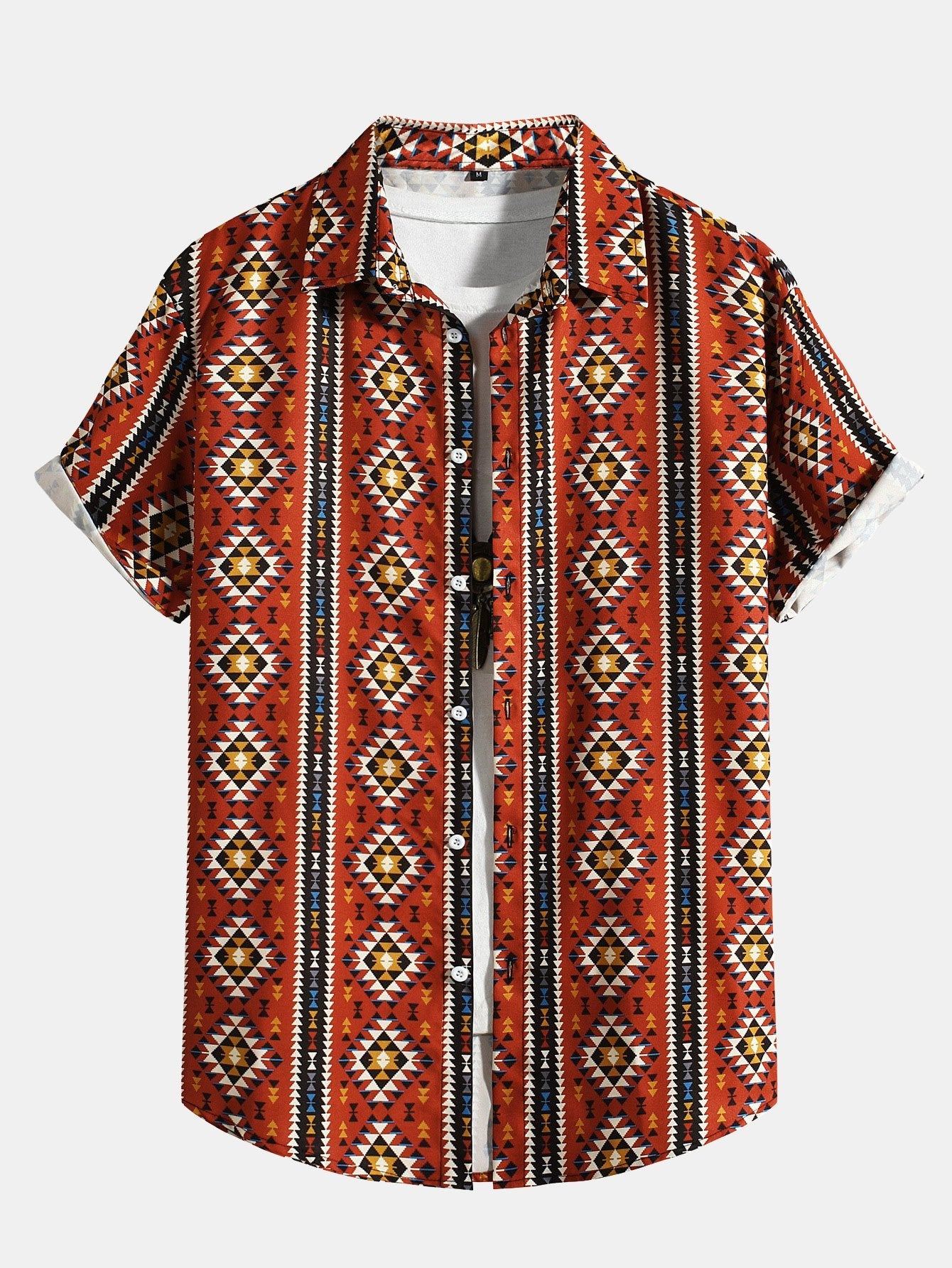 Mauricio® | Aztec Geometric Print Shirt