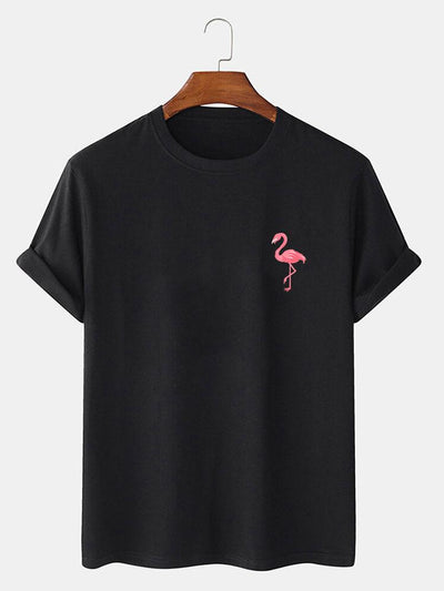 Orion® | Flamingo Print T-Shirt & Swim Shorts