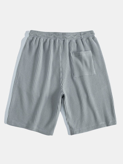 Garcilaso® | Drawstring Knitted Waffle Shorts