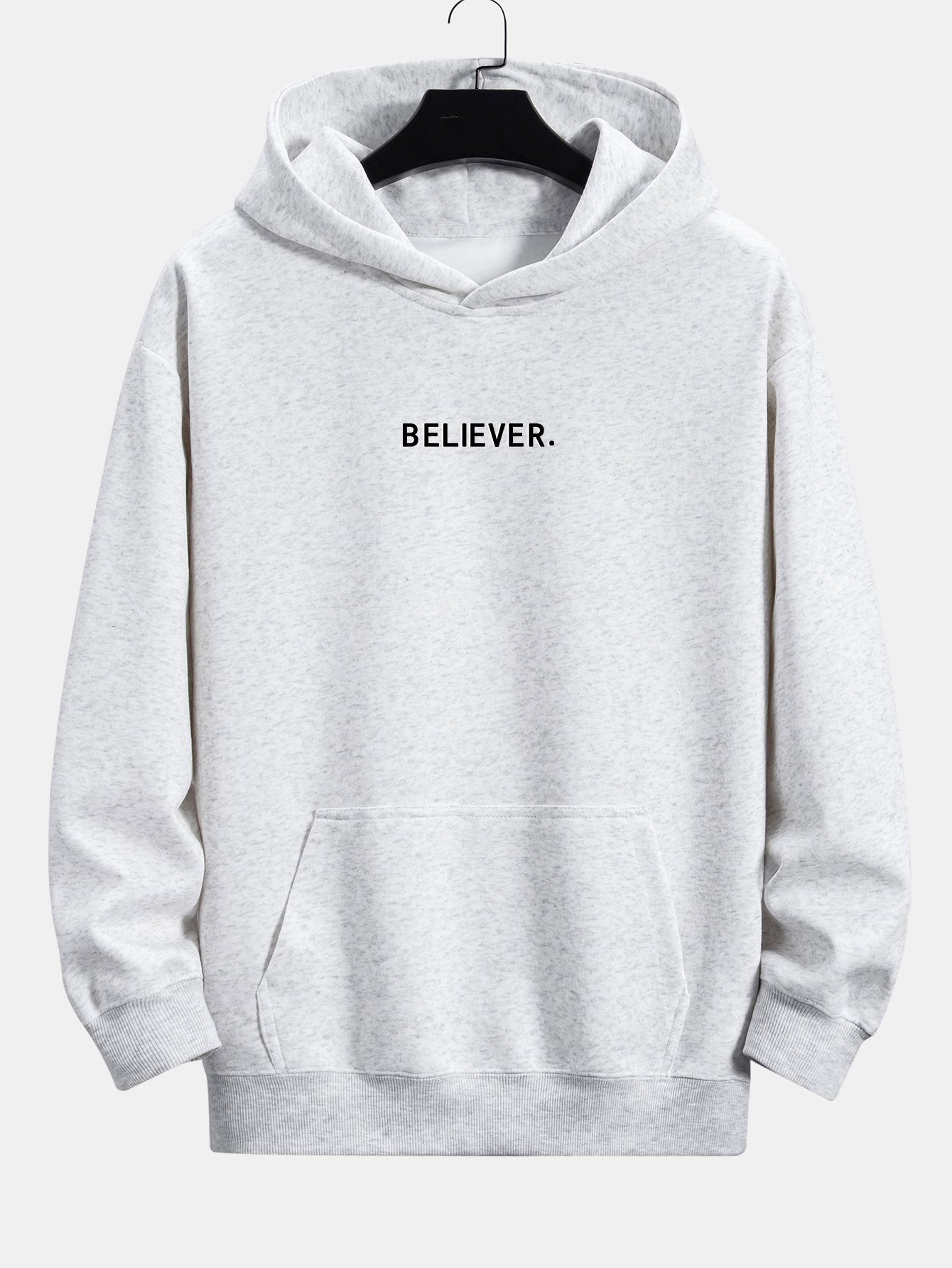 Abner | Believer Print Relax Fit Hoodie