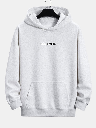 Abner | Believer Print Relax Fit Hoodie