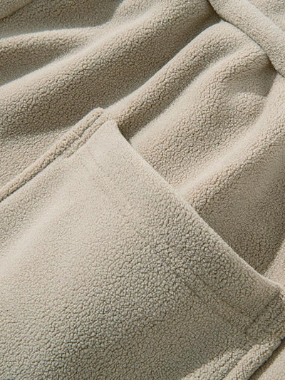 Isaías® | Polar Fleece Loose Fit Straight Leg Pants