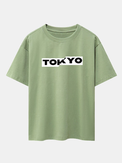 Leonardo® | Tokyo Print Drop Shoulder Oversize T-Shirt