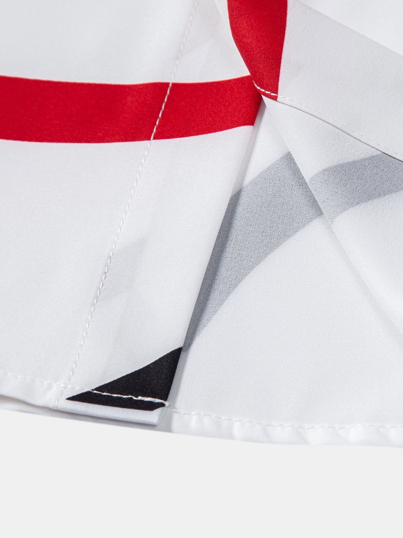 Amari® | Line Print Button Up Shirt