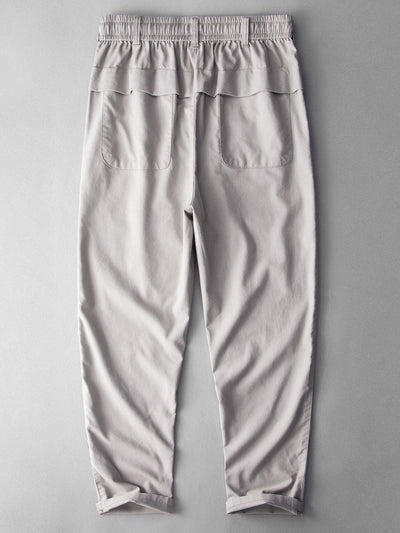 Averell® | Straight Leg Linen Cotton Blend Pants