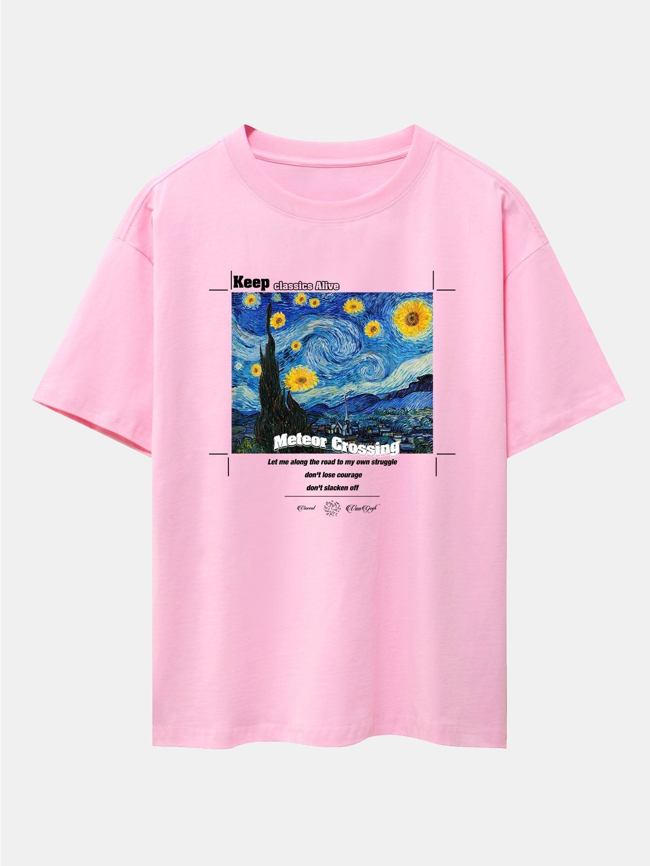 Aegon® | Abstract Painting Print Drop Shoulder Oversize T-Shirt