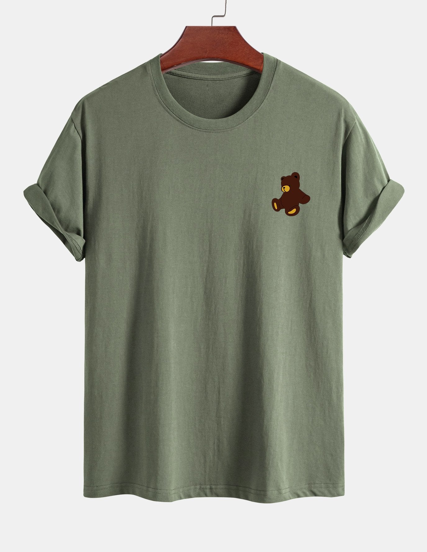 Yoab® | Teddy Bear Print Cotton T-Shirt