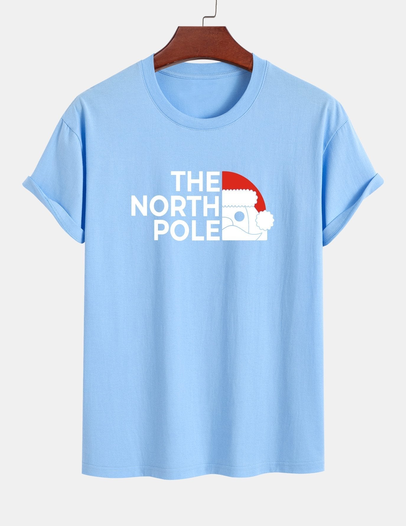 Alberto® | Santa Claus Slogan Print Cotton T-Shirt