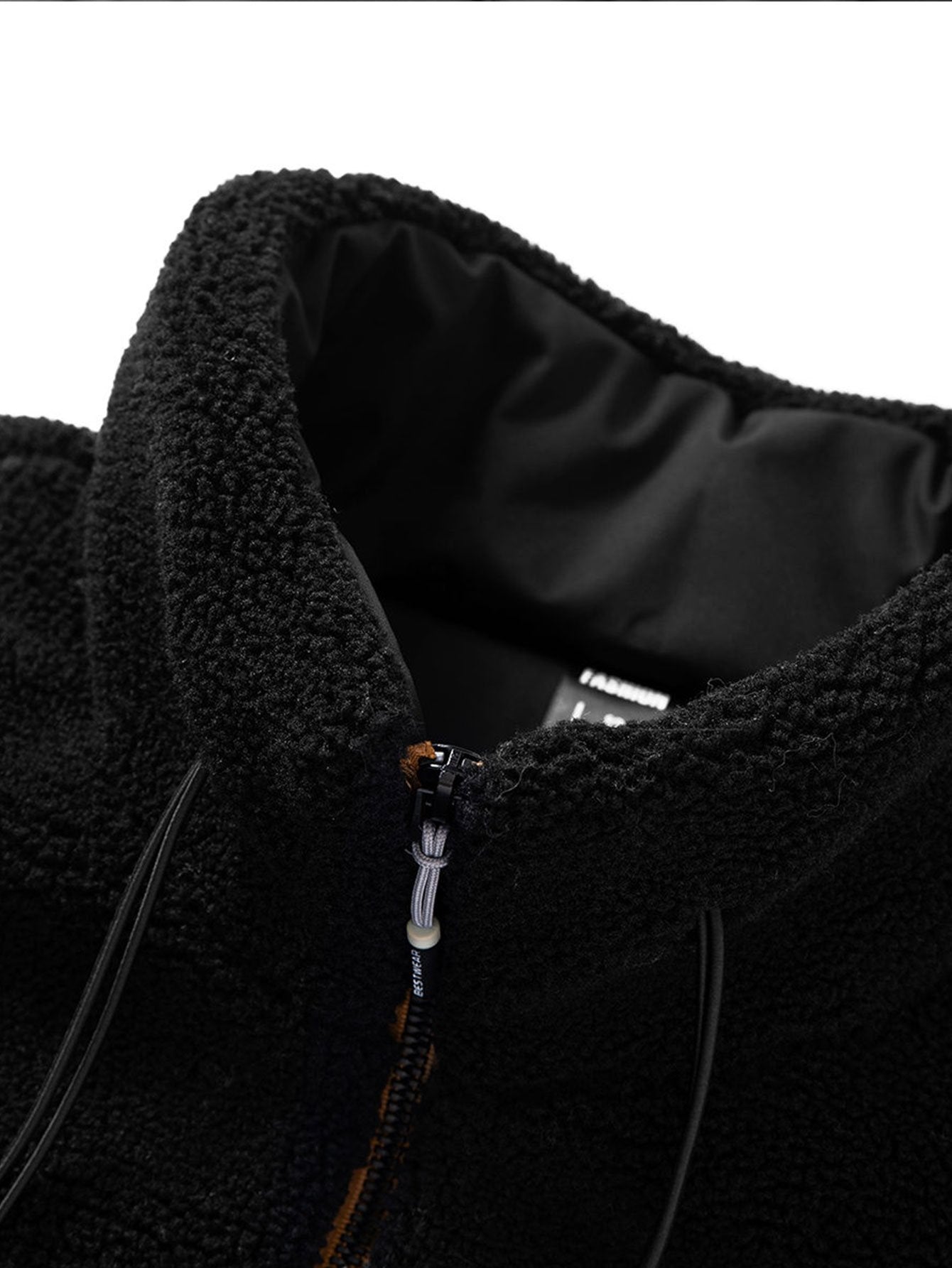 Lorenzo | Quilted Lined Teddy Fleece Zip Up Jacket