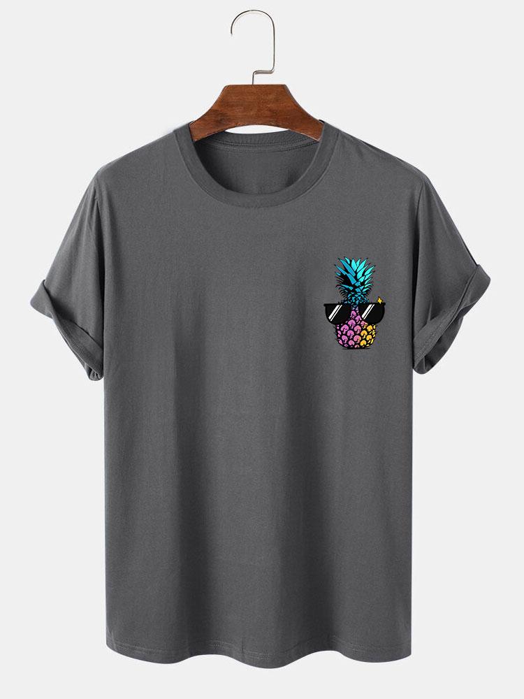 Pablo® | Pineapple With Sunglasses Print T-Shirt