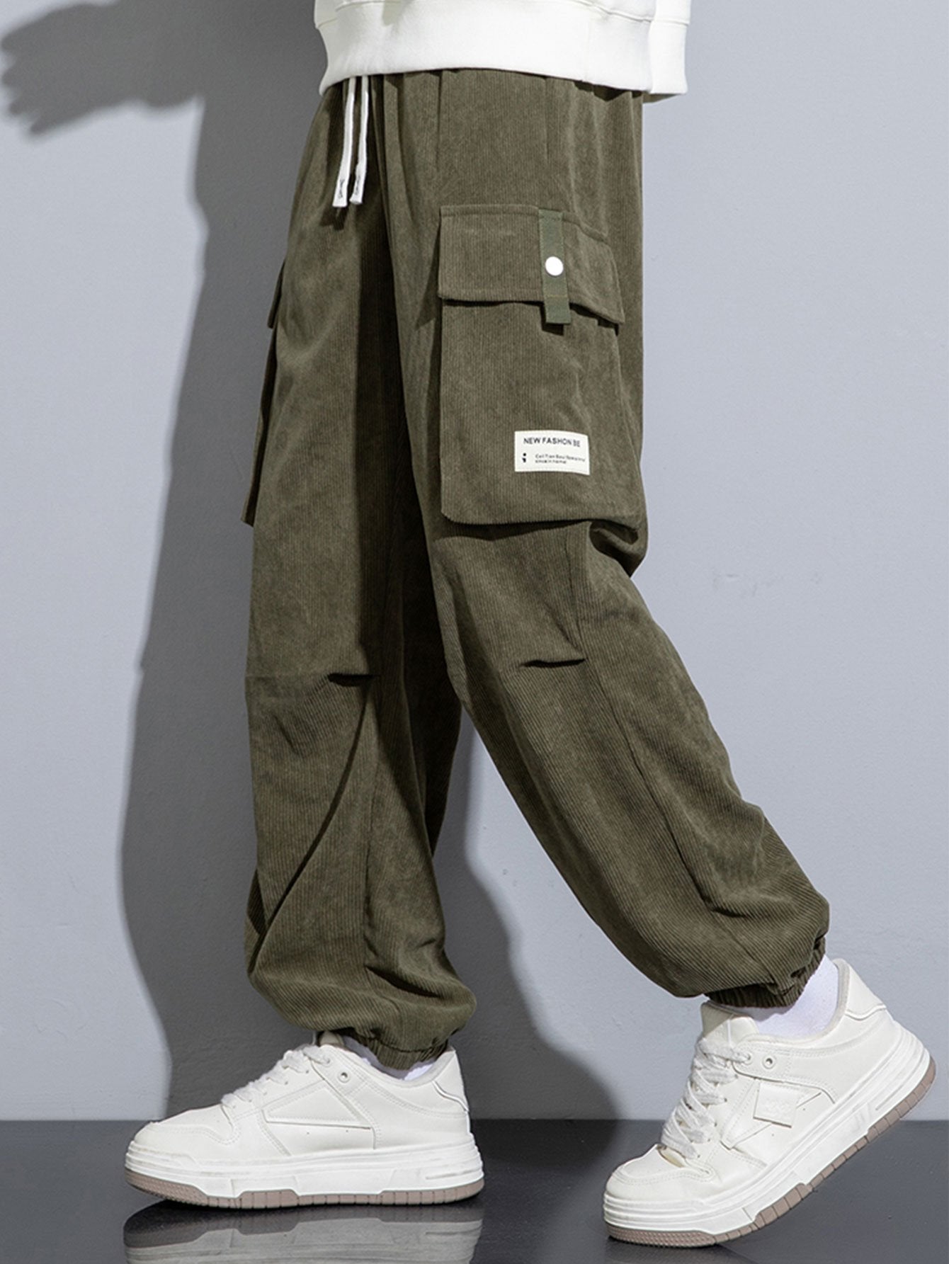 Godofredo® | Corduroy Cargo Jogging Pants