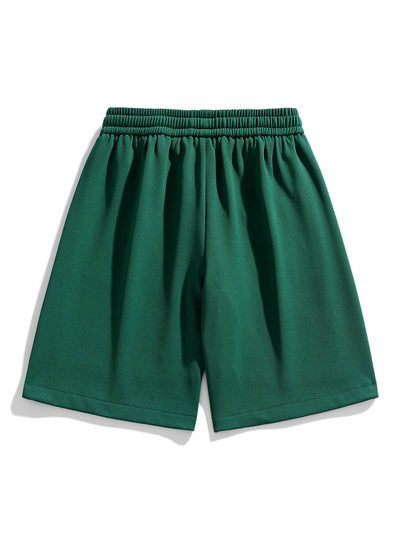 Castiel® | Basic Textured Drawstring Shorts