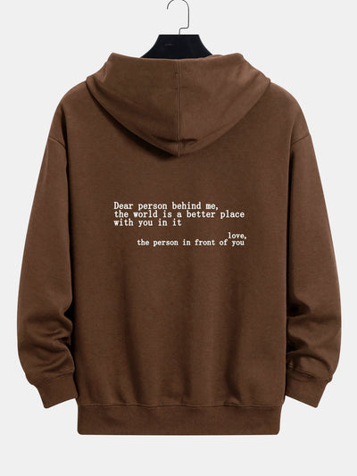 Noah | Slogan Print Relax Fit Hoodie