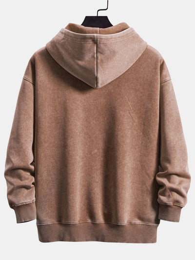 Kingston | Relax Fit Washed Distressed Hoodie