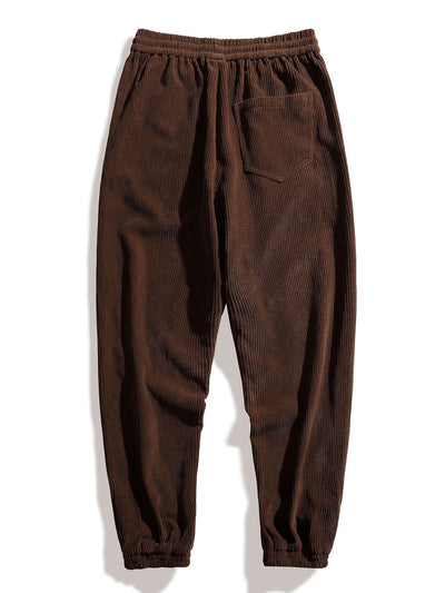 Alberto® | Drawstring Corduroy Jogger Pants