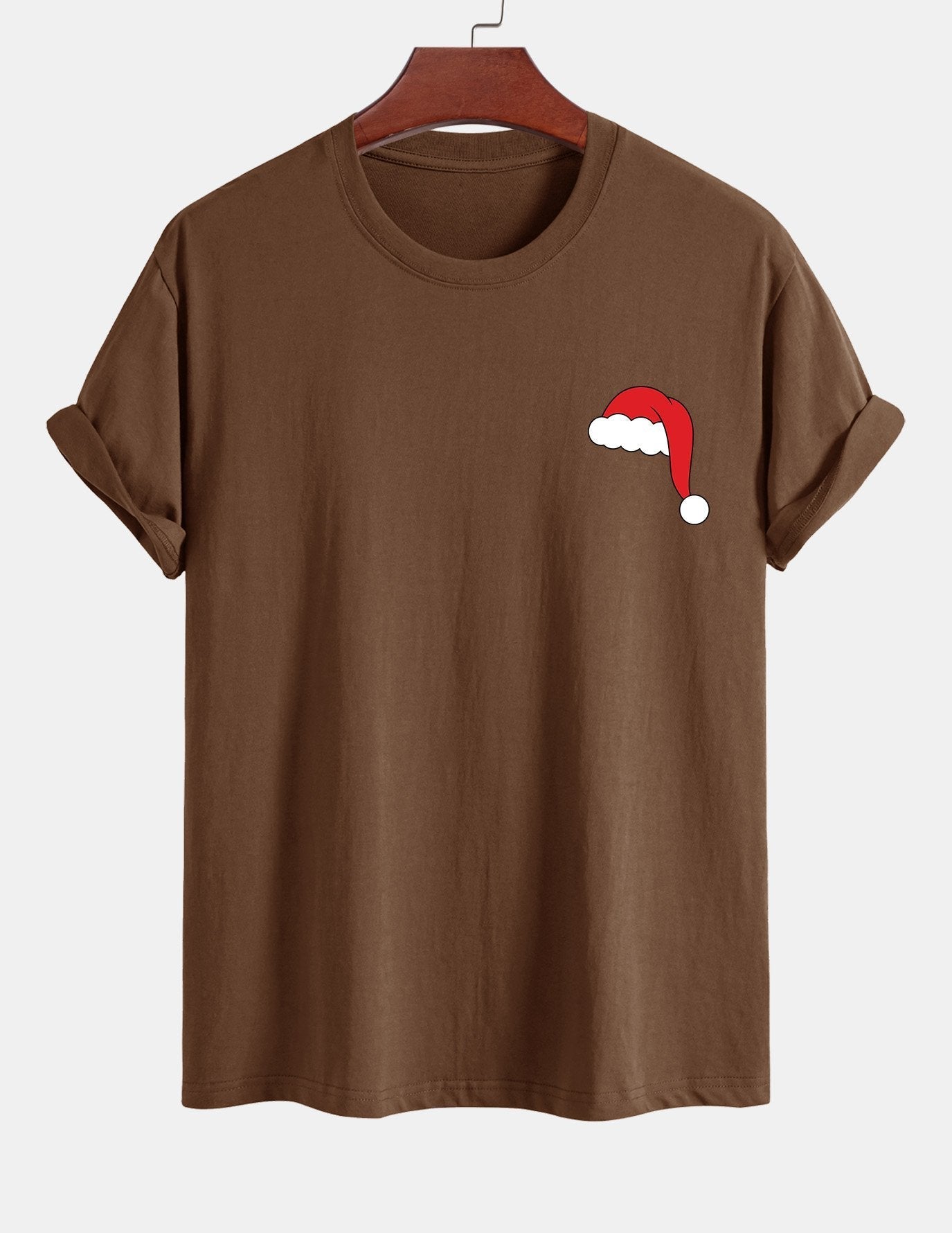 Alejandro® | Santa Hat Print Cotton T-Shirt
