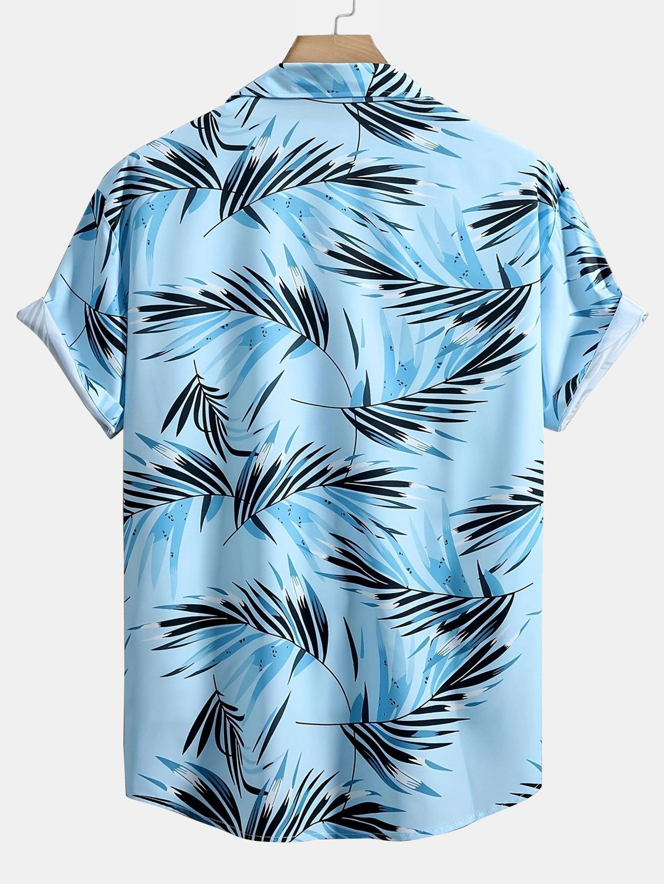 Alured® | Leaf Print Button Up Shirt