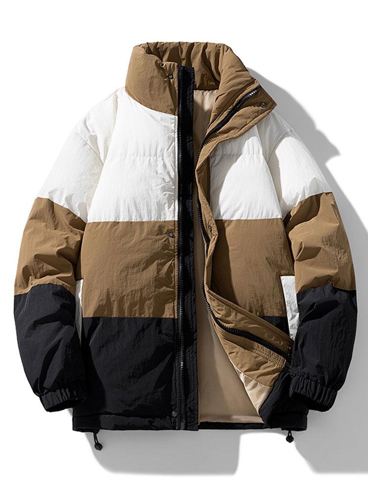Quinn | Color Block Puffer Jacket