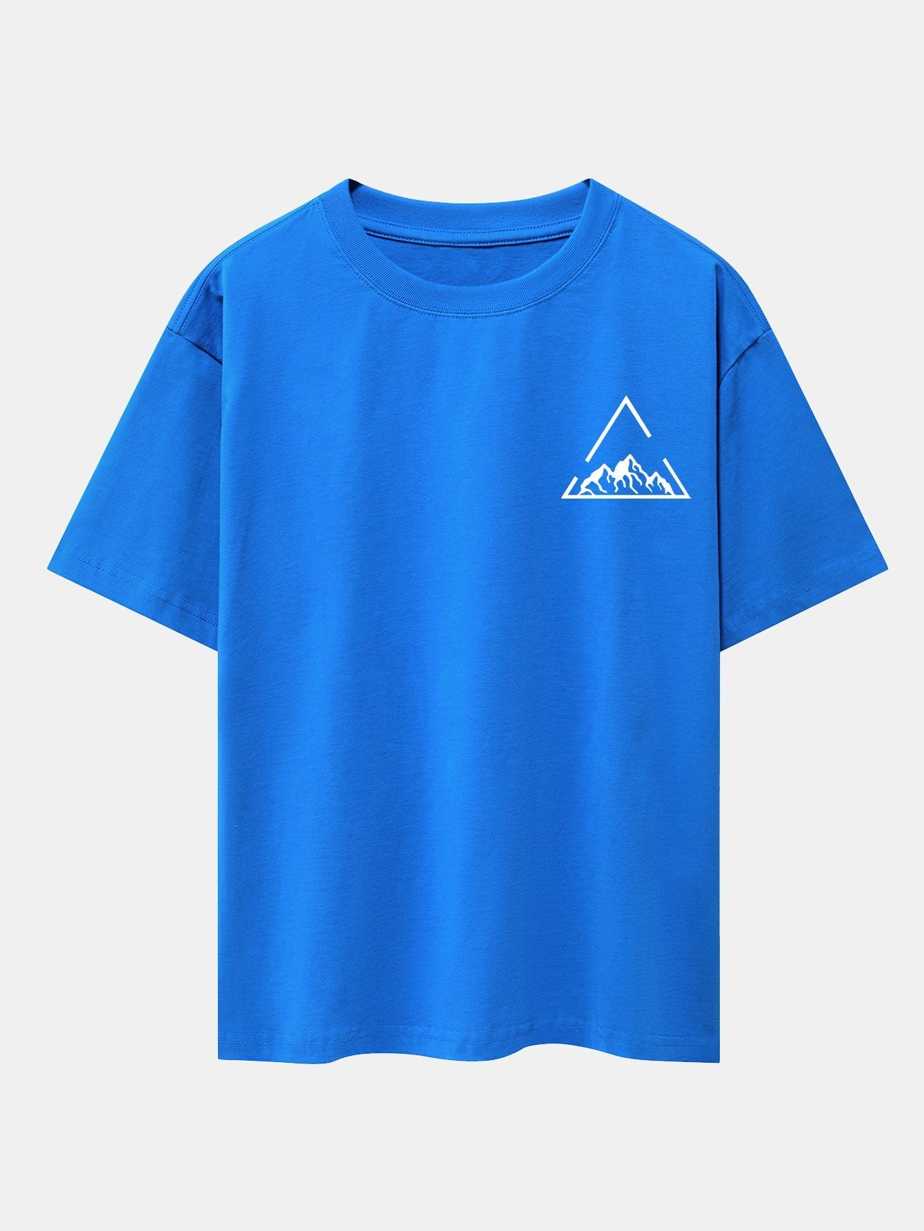 Lloyd® | Triangle Mountain Print Drop Shoulder Oversize T-Shirt